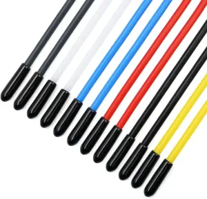 12Pcs Plastic Protection Antenna Tube with Caps for RC Cars FPV Drone Receiver Antenna Frsky XM  X4R X4RSB