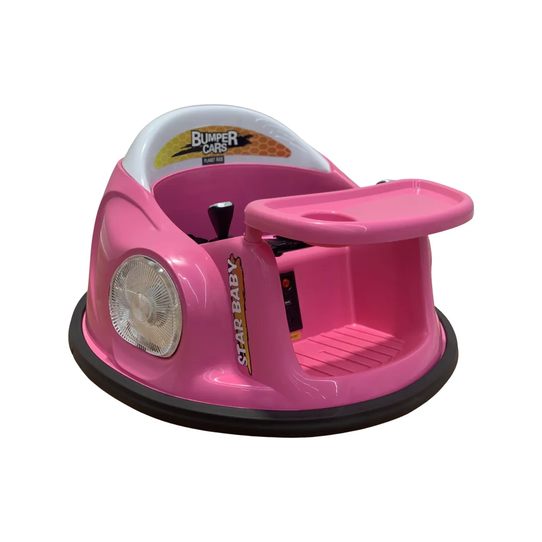 12V Bumper Cars with Parental Remote for Toddlers