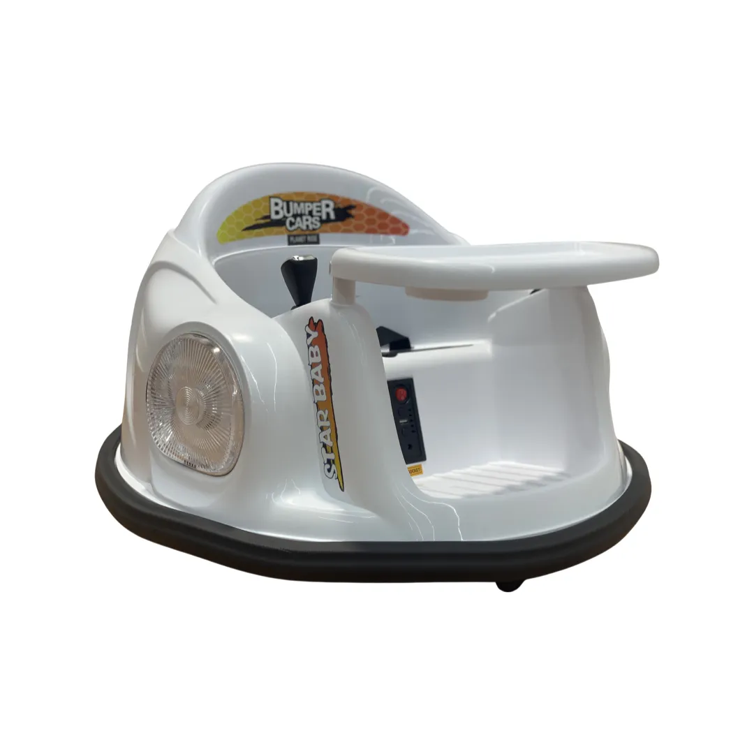 12V Bumper Cars with Parental Remote for Toddlers