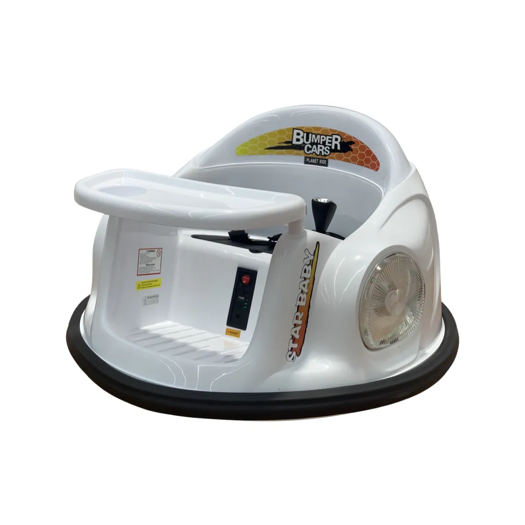 12V Bumper Cars with Parental Remote for Toddlers