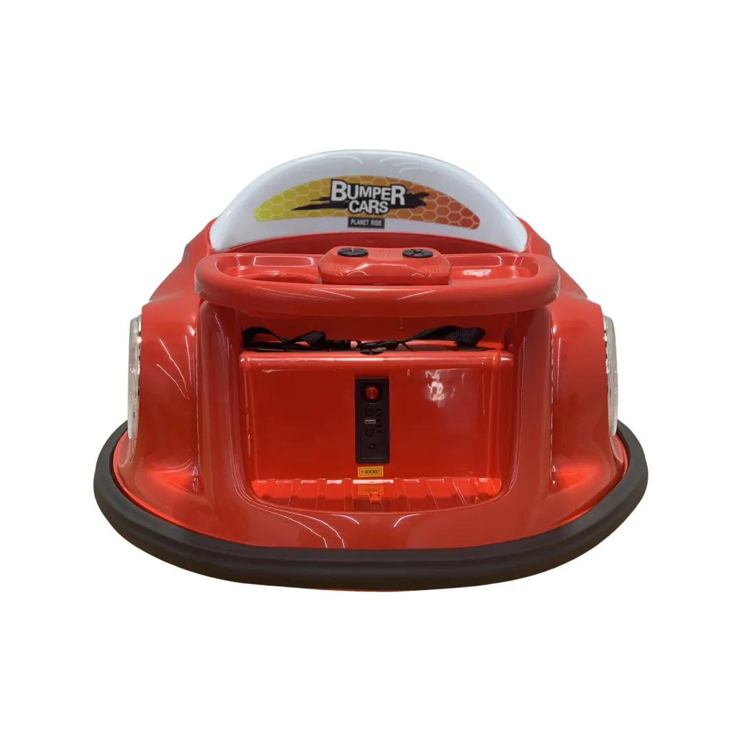 12V Bumper Cars with Parental Remote for Toddlers
