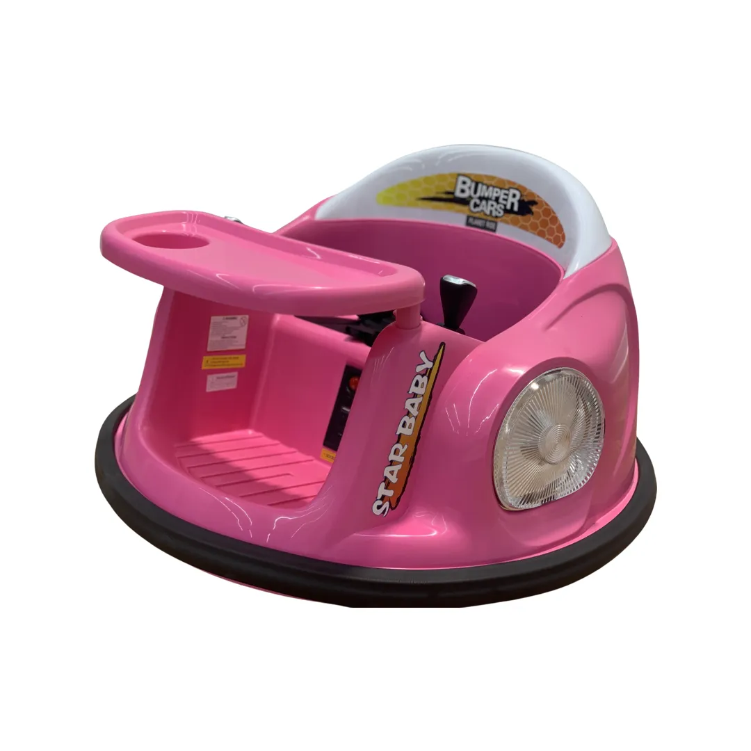12V Bumper Cars with Parental Remote for Toddlers