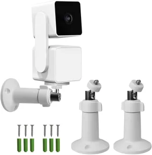 2 Pack Wyze Cam Mount - Pan V3 & V3, Outdoor, 360 Swivel (2PCS)