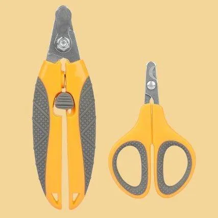 2 PCS Pet Nail Clippers Trimmer with Safety Guard to Avoid Over Cutting Nails