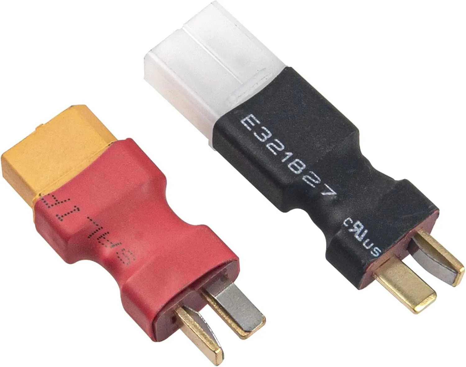 3 in 1 Deans T Female Plug to JR Female JST Female Igniter Charger Adapter & Female Tamiya-Style to T Plug Male Adapter, Female XT60 to T Plug Male Connector for RC Glow Igniter Ignition Receiver