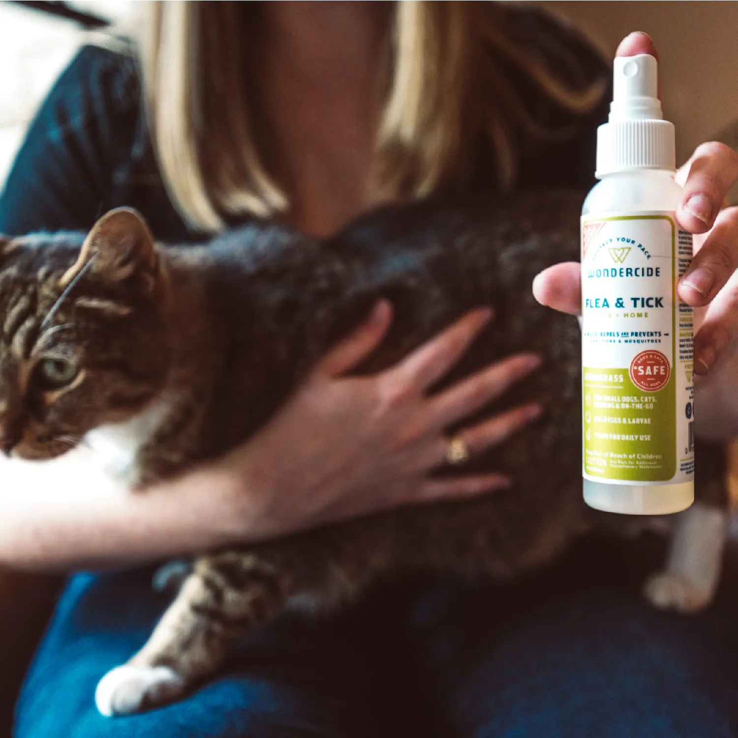 4 oz. Flea & Tick Spray for Pets   Home with Natural Essential Oils