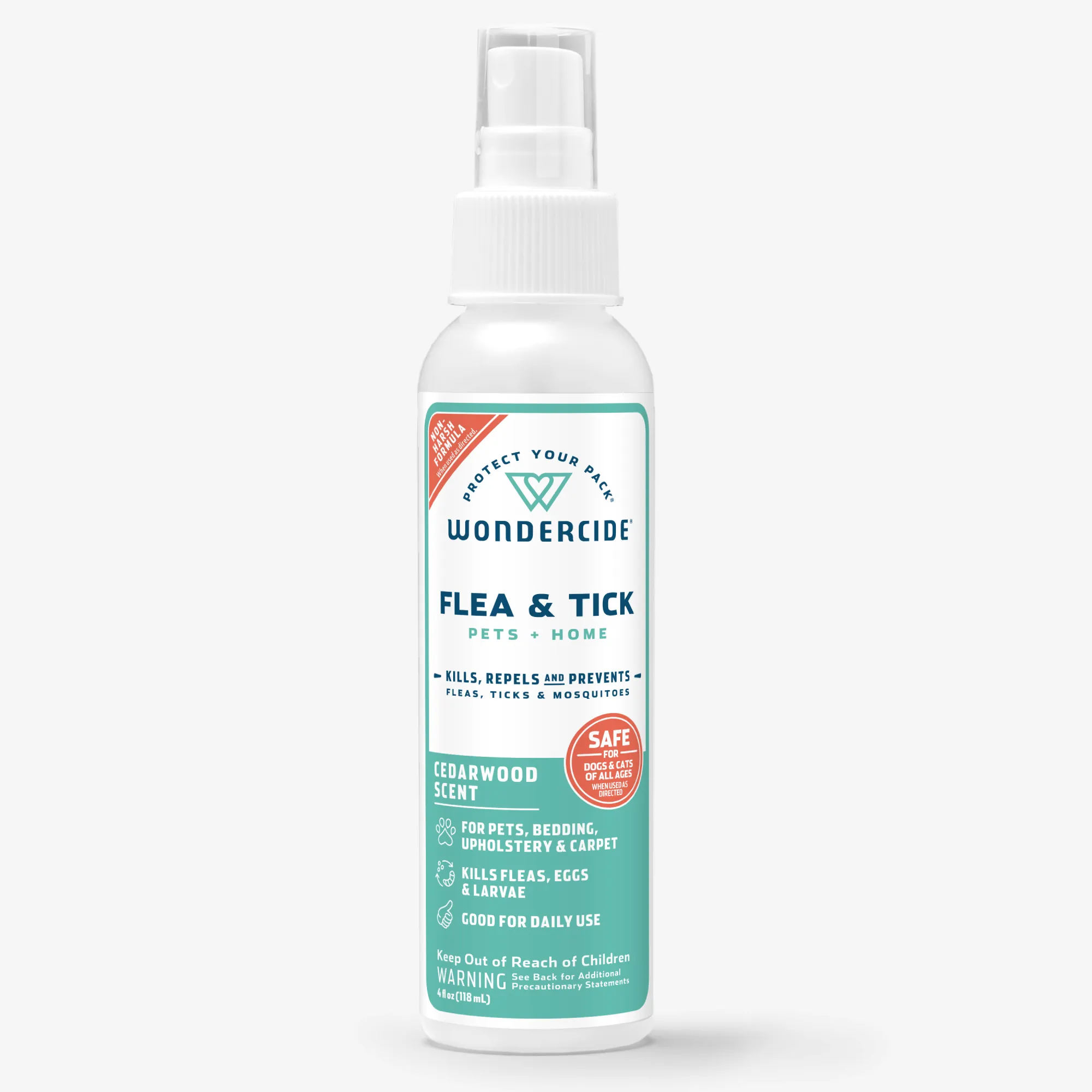 4 oz. Flea & Tick Spray for Pets   Home with Natural Essential Oils