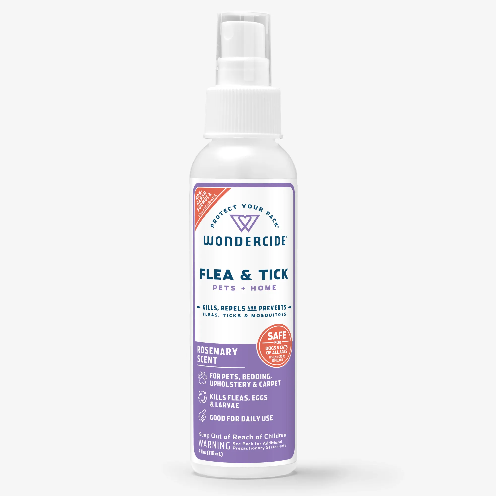 4 oz. Flea & Tick Spray for Pets   Home with Natural Essential Oils