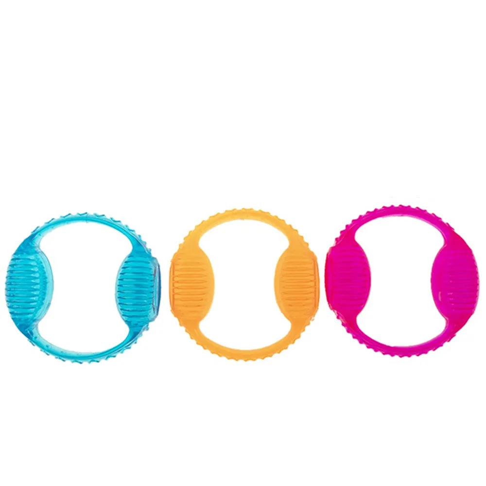 4 x Dog Puppy Rubber Dental Hygiene Chew Play Toy | Dog Toy Treat Holder