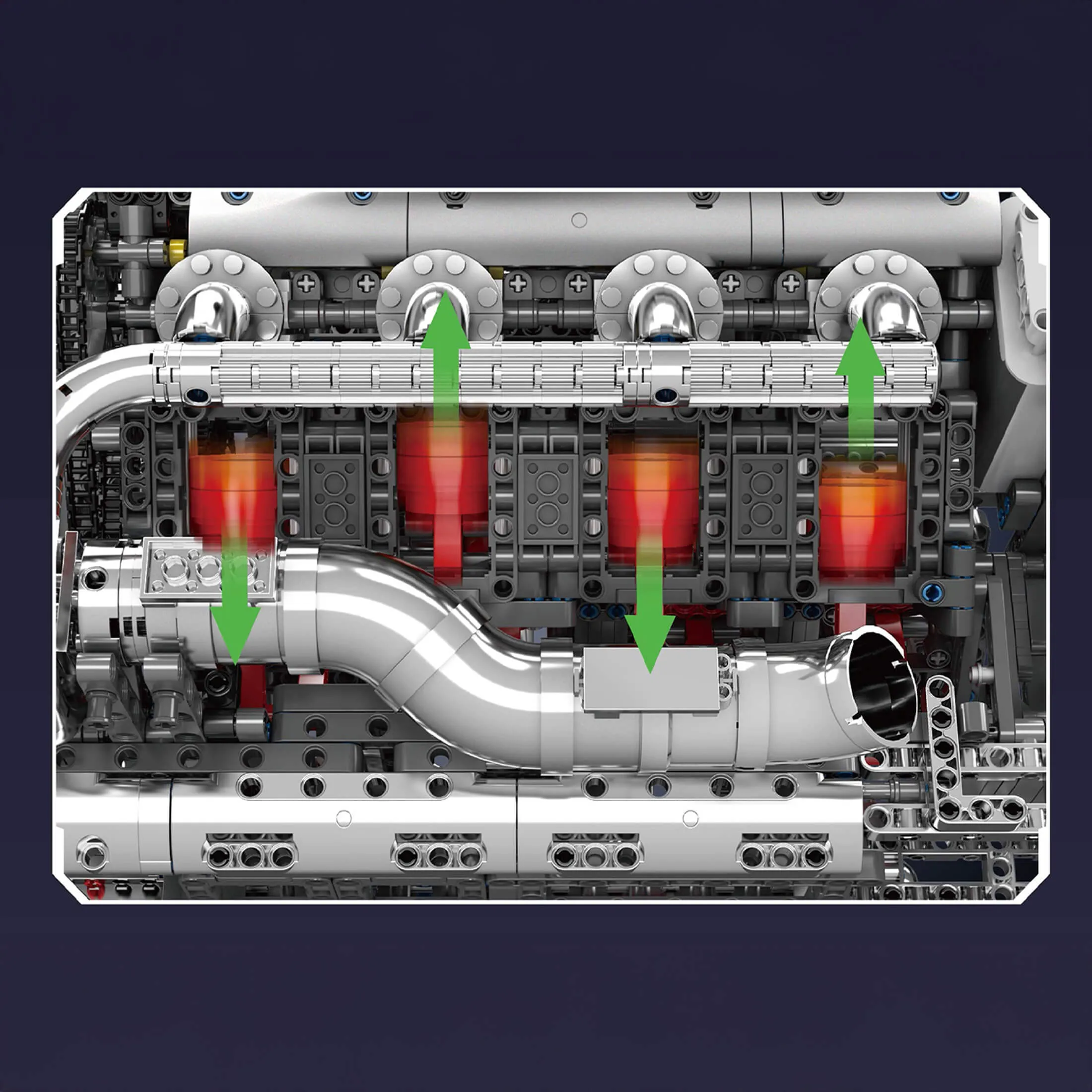 5.5L AMG V8 Engine & Gearbox 2898pcs