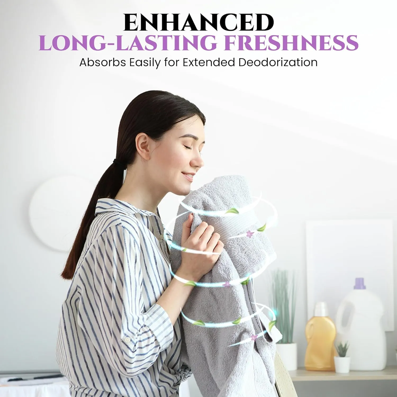 605Products Lavender Fabric and Linen Spray - Carpet Deodorizer - Natural Pillow Spray made with Essential Oils - Mist Fabric Refresher Spray - Long Lasting Bed Freshener Spray (Lavender, 10oz)