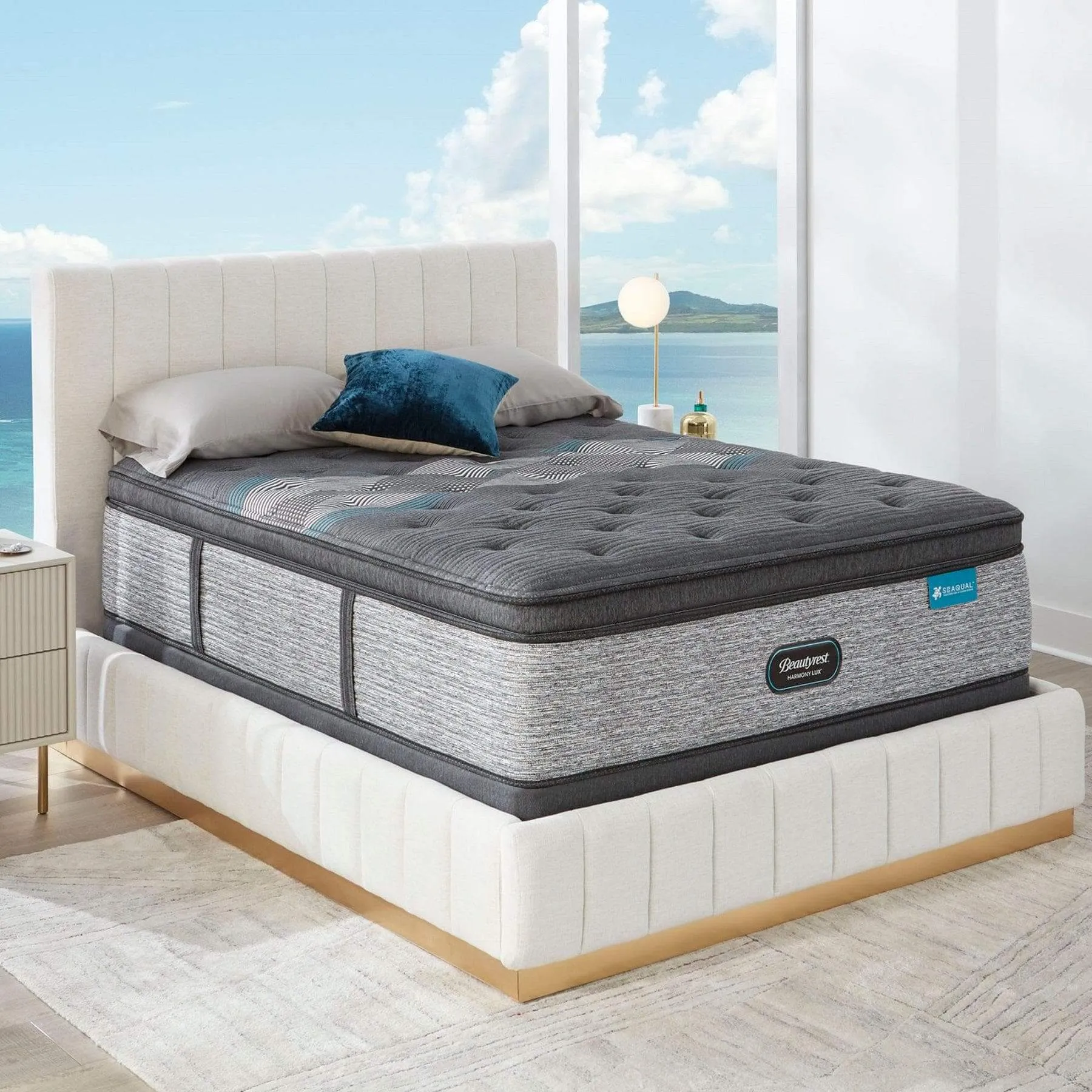 Beautyrest 17.5" Harmony Lux Diamond Series Plush Pillow Top Mattress