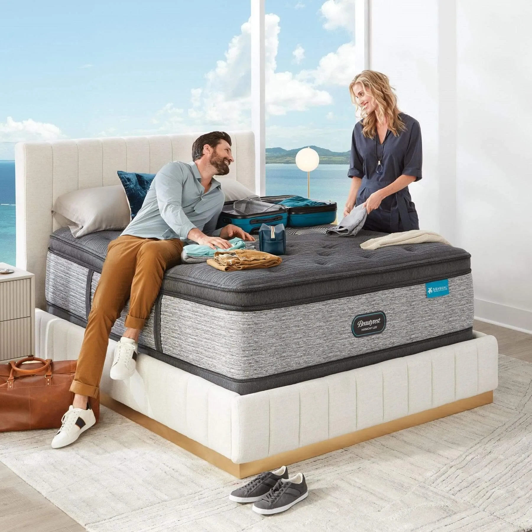 Beautyrest 17.5" Harmony Lux Diamond Series Plush Pillow Top Mattress