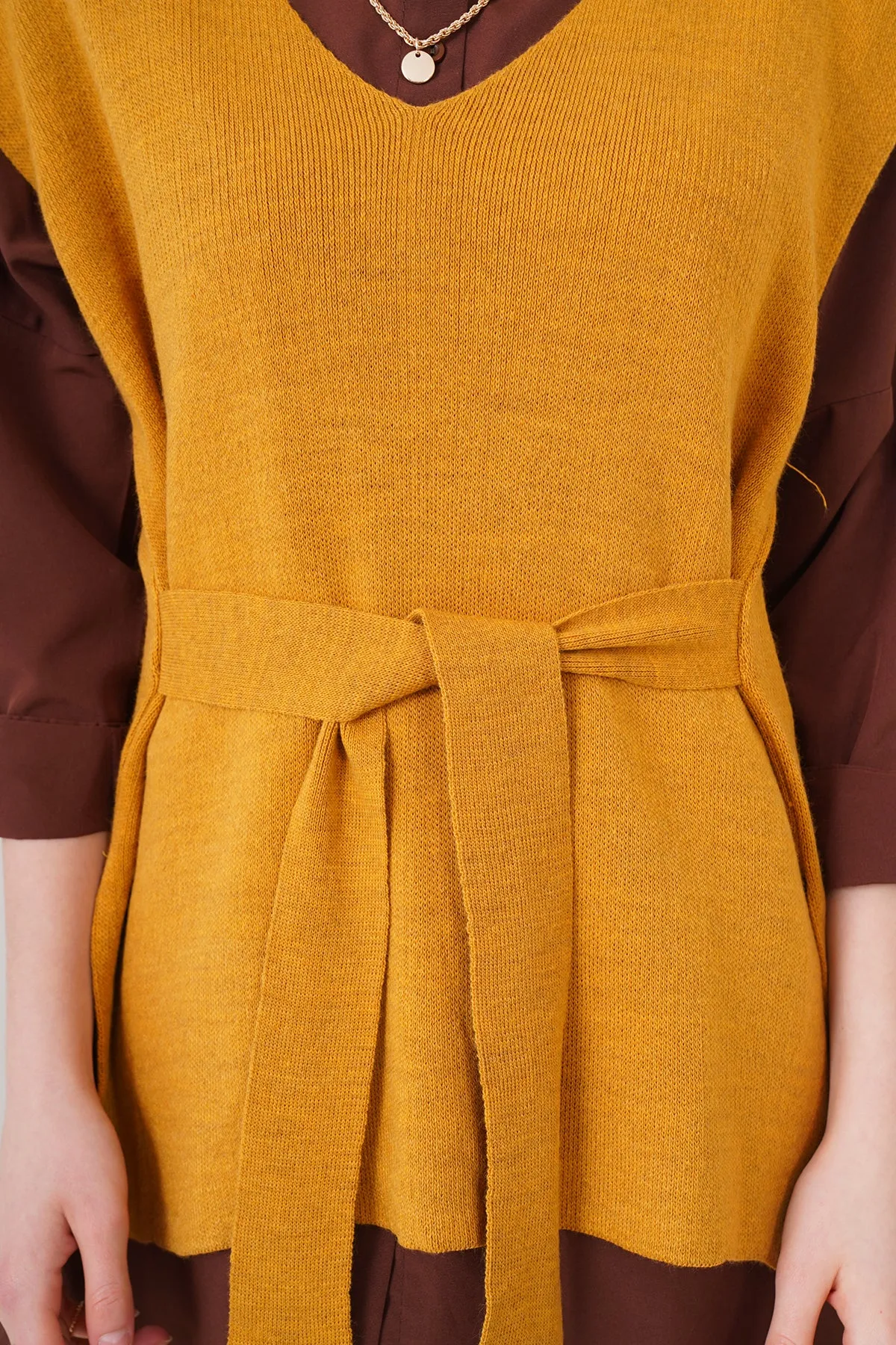 BGD Women Striped Knit Sweater - Mustard - Avondale