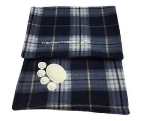 Blue Tartan Dog Blanket
