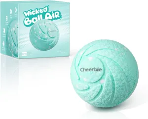 Cheerble 2025 Upgrade Smart Interactive Dog Toys - Wicked Ball AIR, 3 Interactive Modes, Self-Moving Bouncing Rotating Ball, E-TPU Material, IPX7 Waterproof
