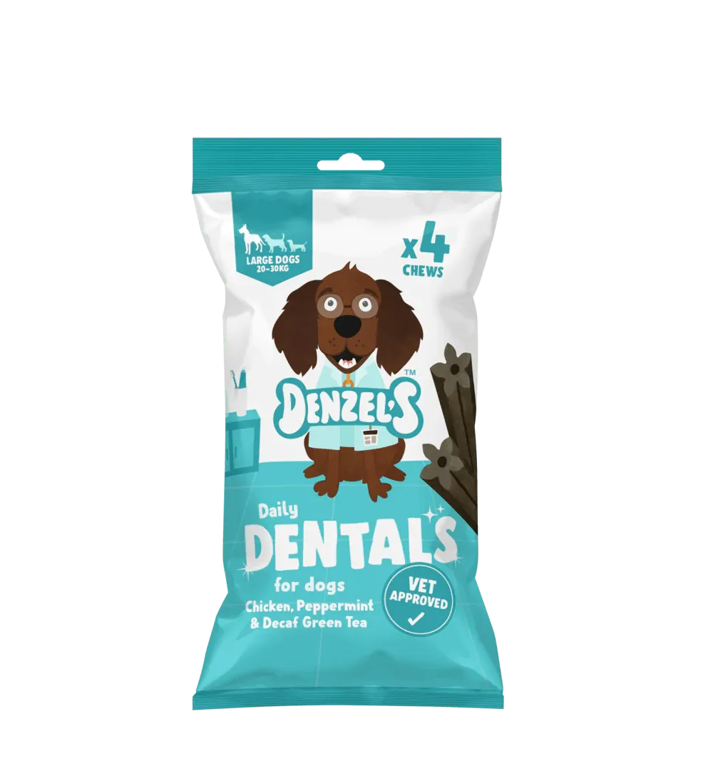 Chicken, Peppermint & Decaf Green Tea Daily Dentals For Large Dogs
