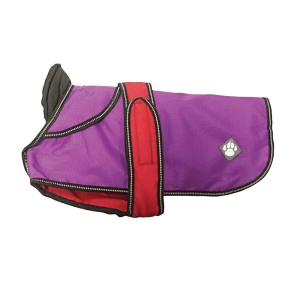 Danish Design - 2 In 1 Dog Coat - Purple - 55cm (22")