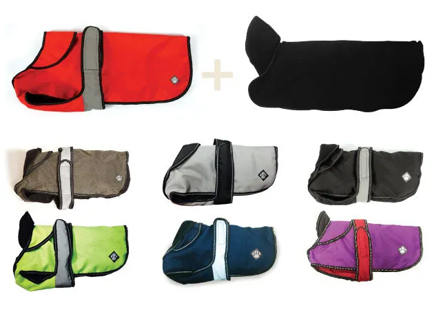 Danish Design - 2 In 1 Ultimate Dog Coat - Purple - 45cm (18`)