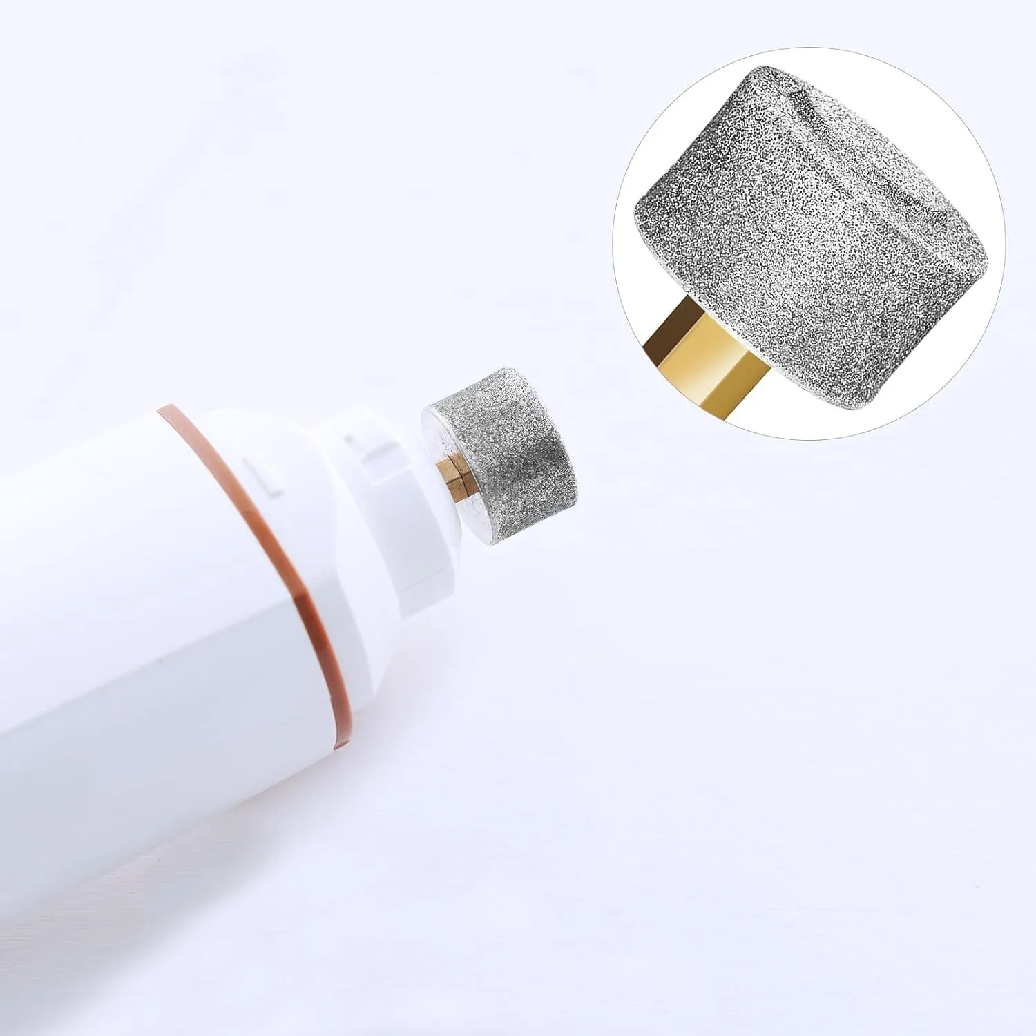 Dog Nail Grinder Replacement Head Drills Pet Nail Grinder Replacement Professional Spare Grinding Head for Dog Claw (2Pieces)