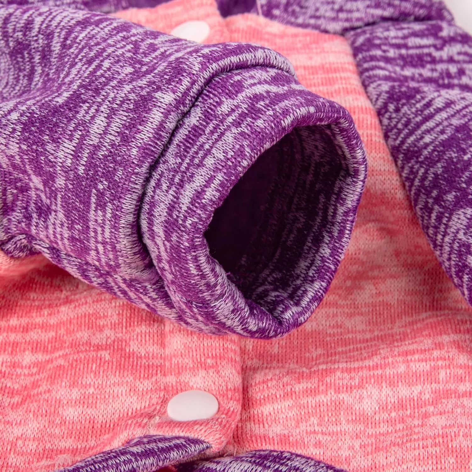 Dog Sweater, Dog Sweaters for Small Dogs, 2, 3 Pack Warm Soft Pet Clothes for Puppy, Medium Large Cat, Dogs Girl or Boy, Dog Shirt for Winter Christmas (Hoodie Pink,Purple Pink,Rose, XX-Small)