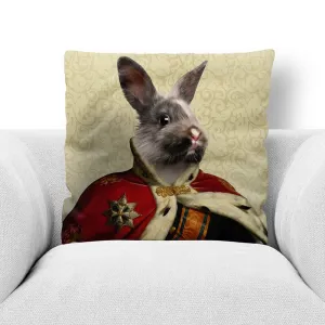 DUKE E. TOUT - CUSTOM PET PORTRAIT THROW PILLOW