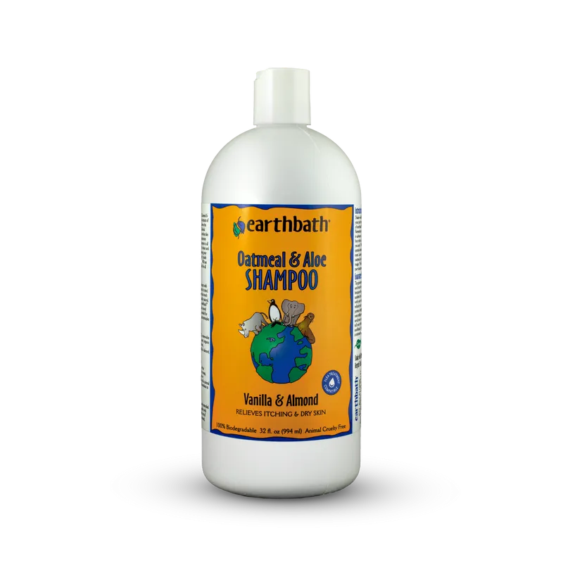 Earthbath Vanilla & Almond Oatmeal & Aloe Shampoo for Dogs and Cats