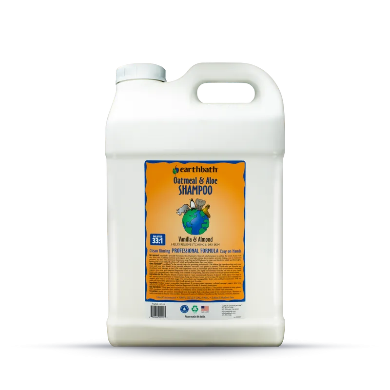 Earthbath Vanilla & Almond Oatmeal & Aloe Shampoo for Dogs and Cats