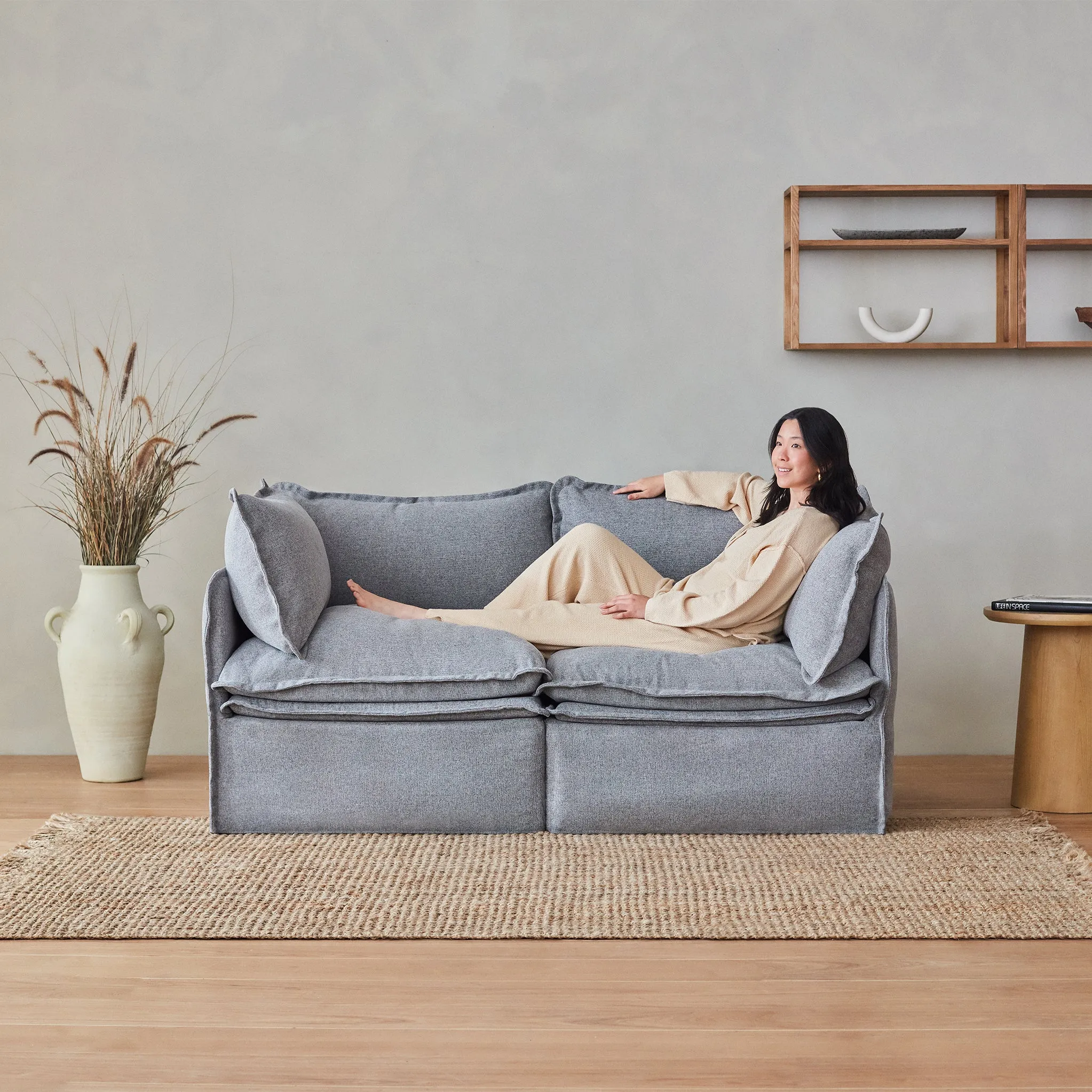Elevate Comfort Layer for Armchair   Ottoman in Sakura