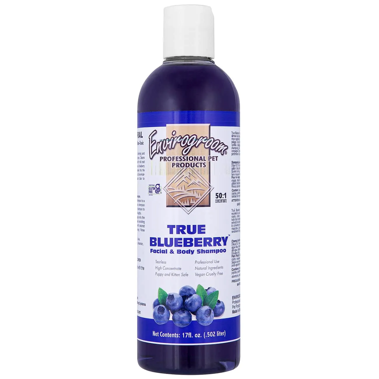 Envirogroom True Blueberry Facial & Body Shampoo 17oz