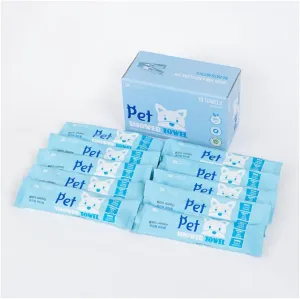 Extra Large Size - 20.5" x 12.6" Pet Wipes | Individually Packaged | Paw Wipes | Hypoallergenic | Grooming | Bathing | Green Tea Scented Deodorizing | Tear Stain | All Purpose Bath Wipes | 5 Count