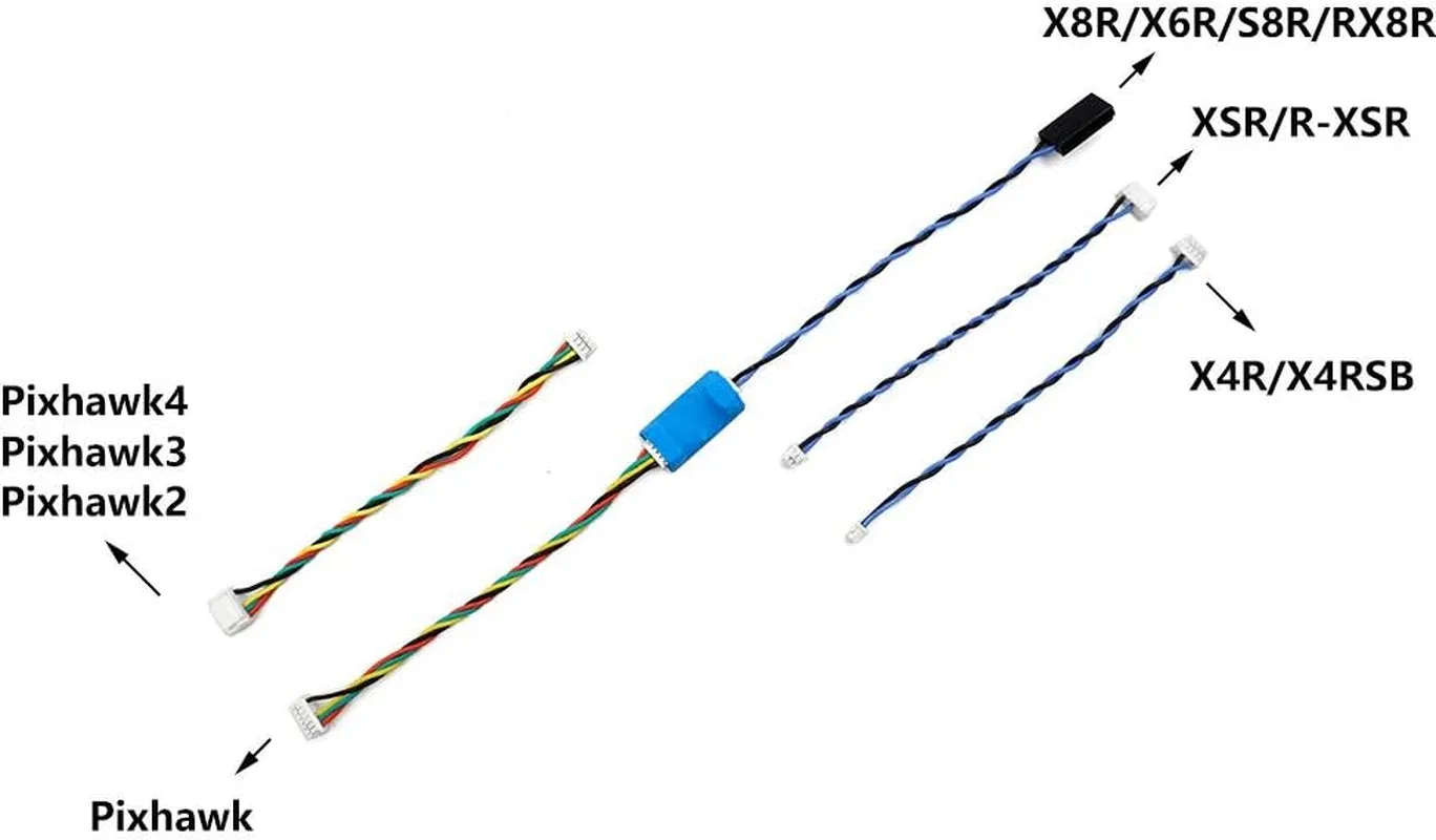 Frsky Yaapu Telemetry Converter Cable Pixhawk to Taranis X9D plus QX7 Jumper T16 Smart Port R9 Slim  R9 X8R XSR R9M X4R Receiver