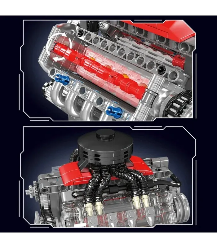 Functional LSX454 V8 Engine 487pcs
