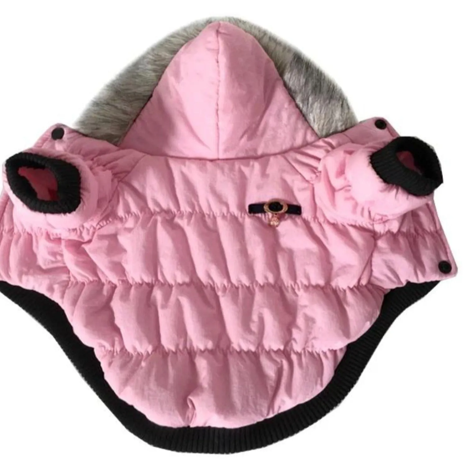 Fur Hoodie Dog Coat