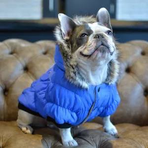 Fur Hoodie Dog Coat