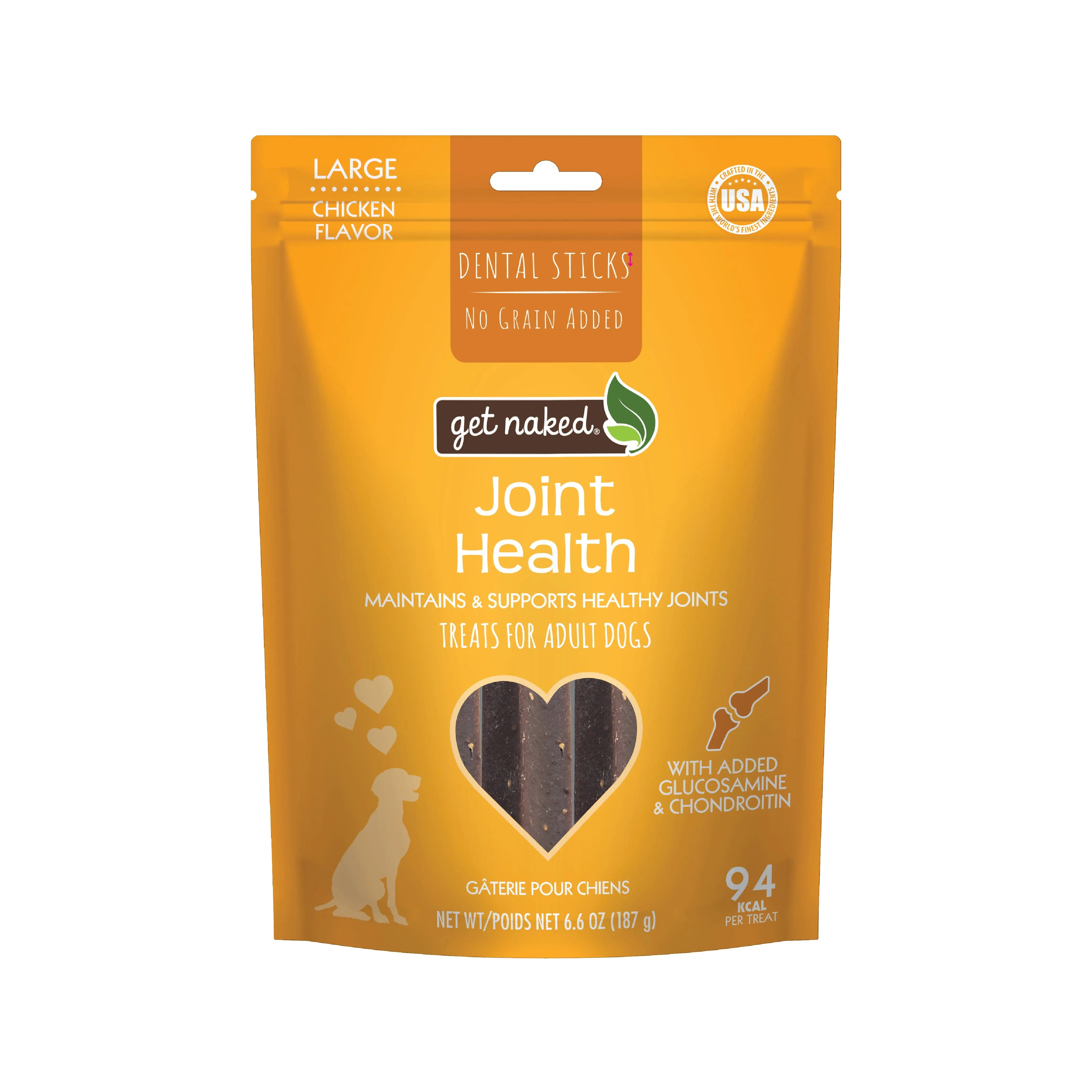 Get Naked® Joint Health Dog Dental Chew Sticks