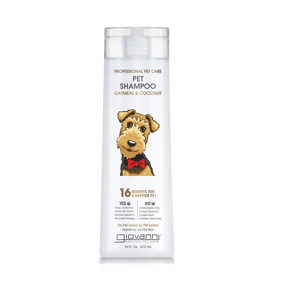 GIOVANNI Pet Shampoo Professional Pet Care (Oatmeal & Coconut) - 473ml