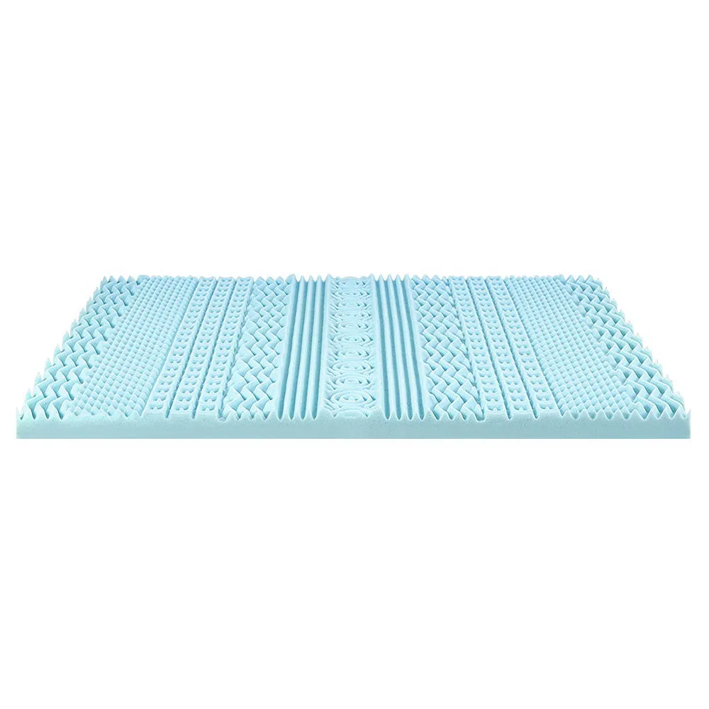 Giselle Bedding Memory Foam Mattress Topper 11-Zone 8cm Single