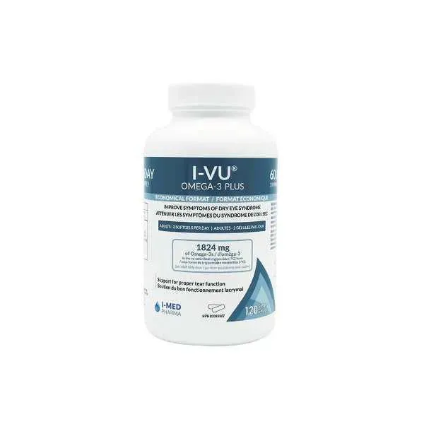 I-VU Omega 3 Plus (120) - High potency softgels