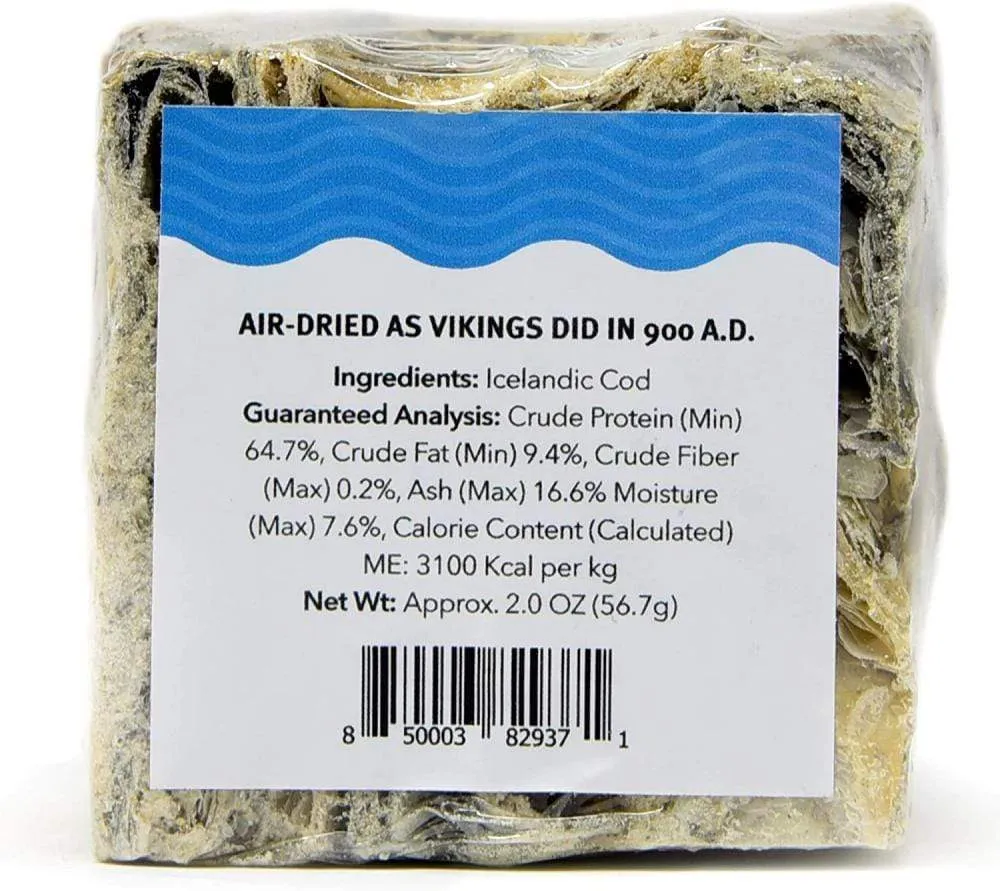 Icelandic  Cod Skin Large Cube Dog Treat
