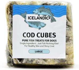 Icelandic  Cod Skin Large Cube Dog Treat