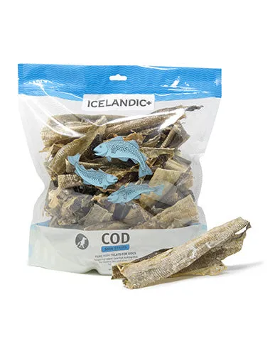 Icelandic  Cod Skin Pieces Dog Treats (3 pack)