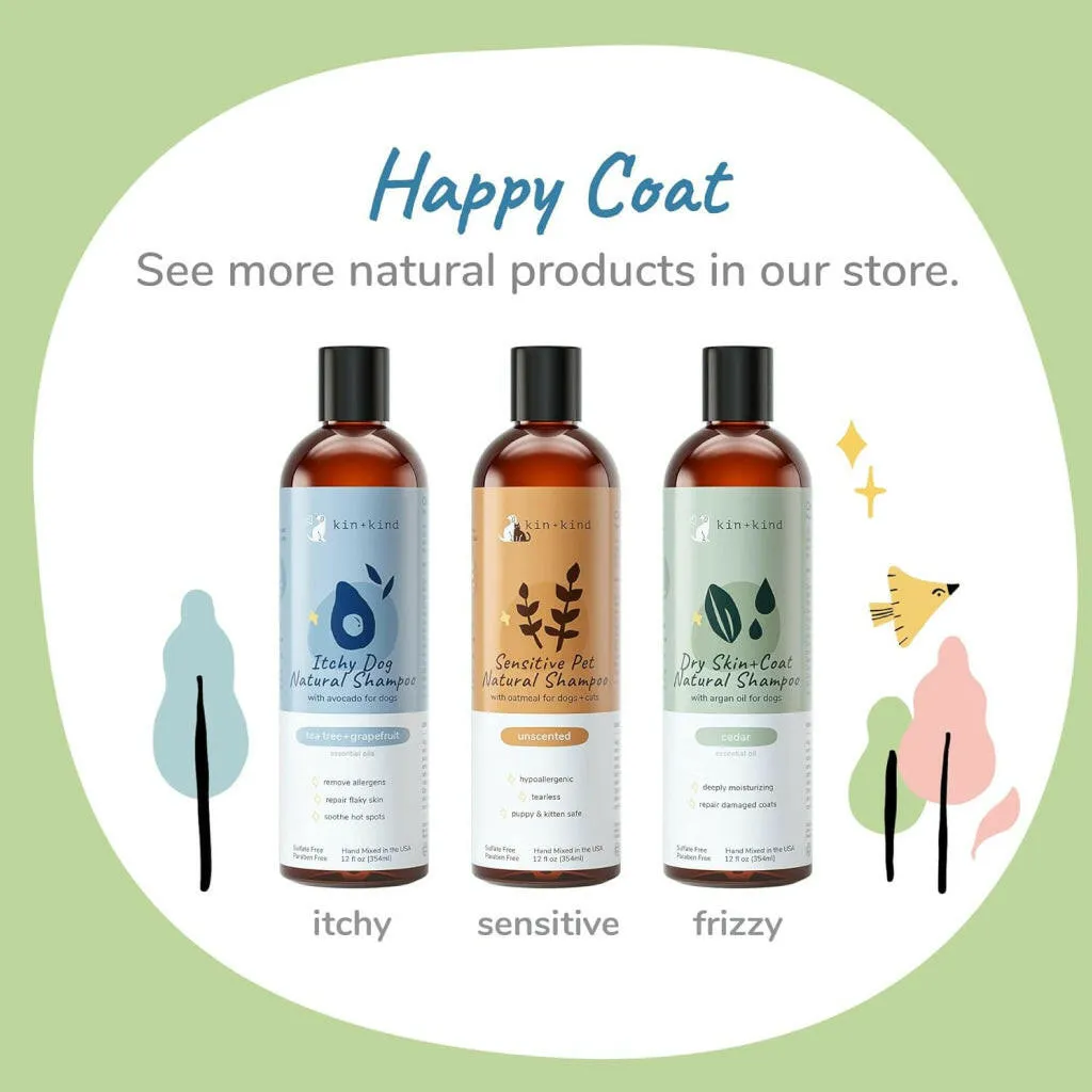 kin kind Itchy Dog Tea Tree & Grapefruit Shampoo for Dogs (12 oz)