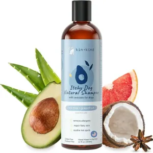 kin kind Itchy Dog Tea Tree & Grapefruit Shampoo for Dogs (12 oz)