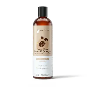 Kin Kind Shampoo Deep Clean Almond Vanilla 12oz