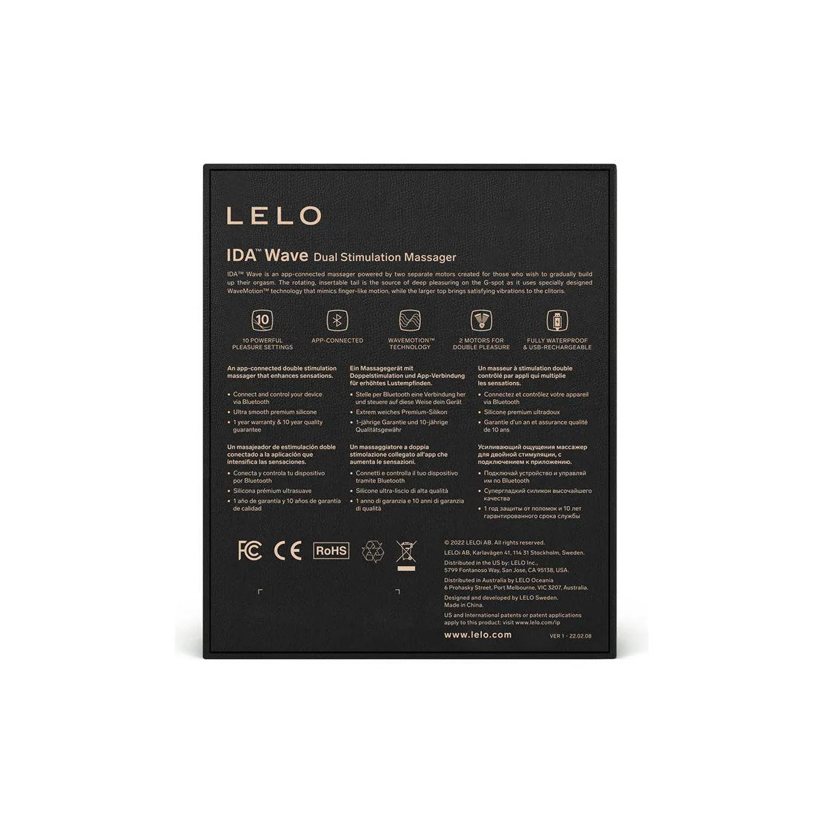 LELO Ida Wave - Coral Red