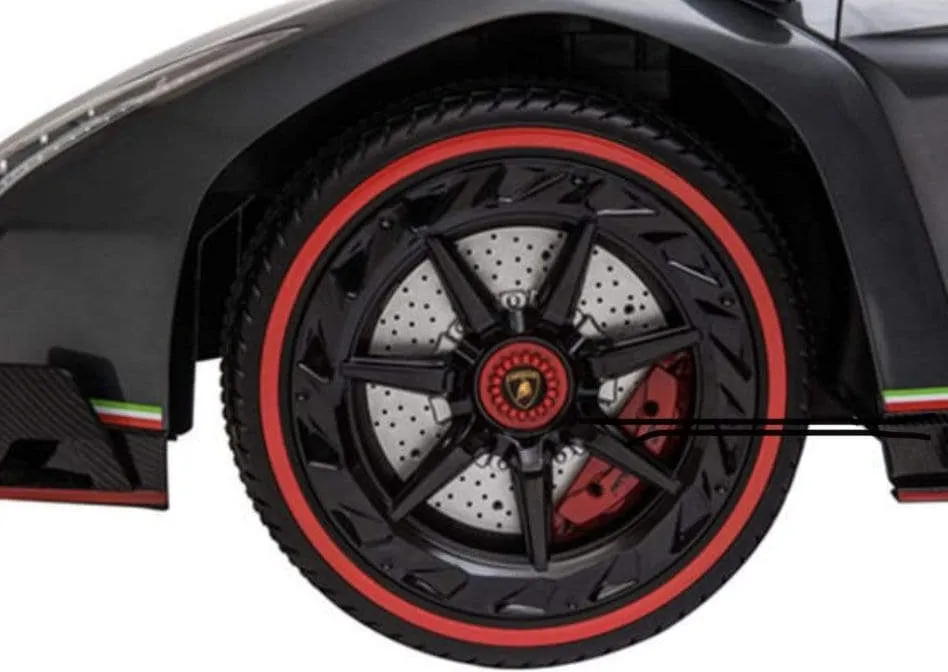 Licensed Lamborghini Veneno Exotic Kids Car with Bluetooth | Gray
