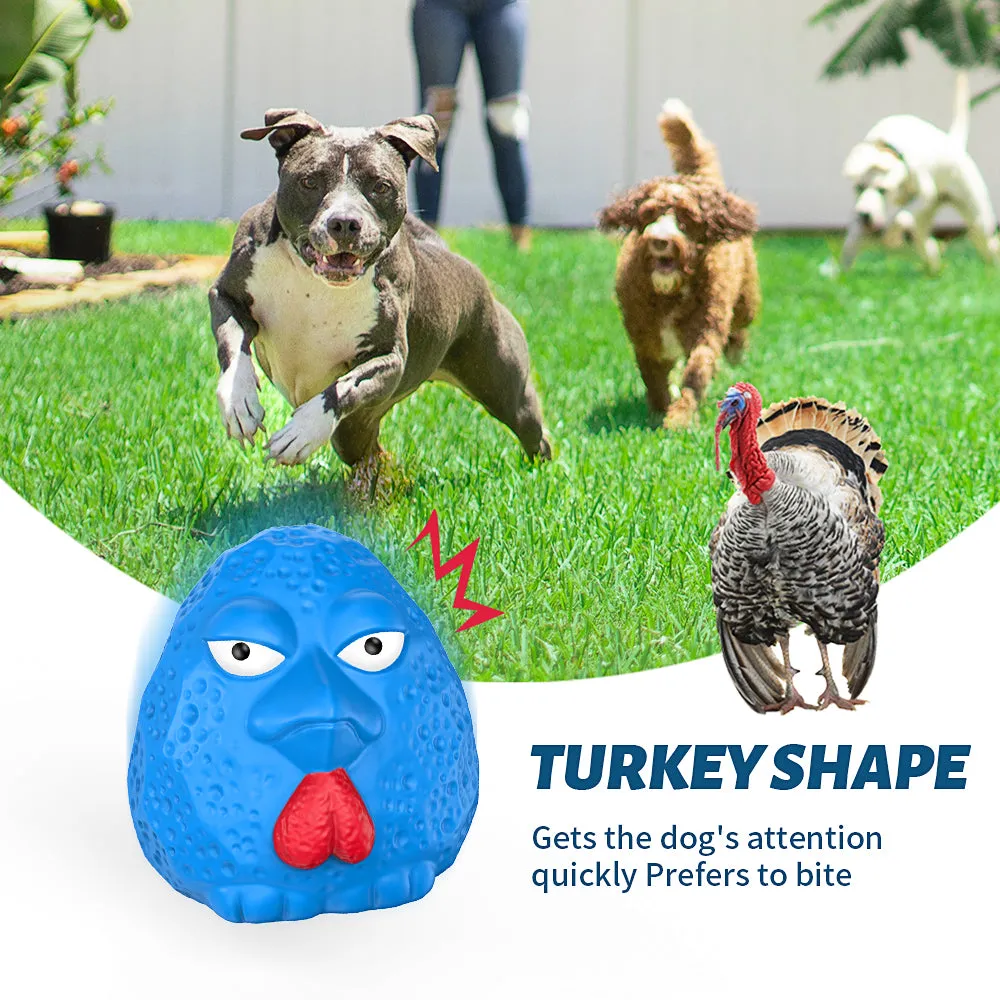 MASBRILL Rubber Dog Chew Toys, Treat Food Dispensing Dog Toys for Teeth Cleaning, Interactive Dog Toys for Small Medium Large Dogs