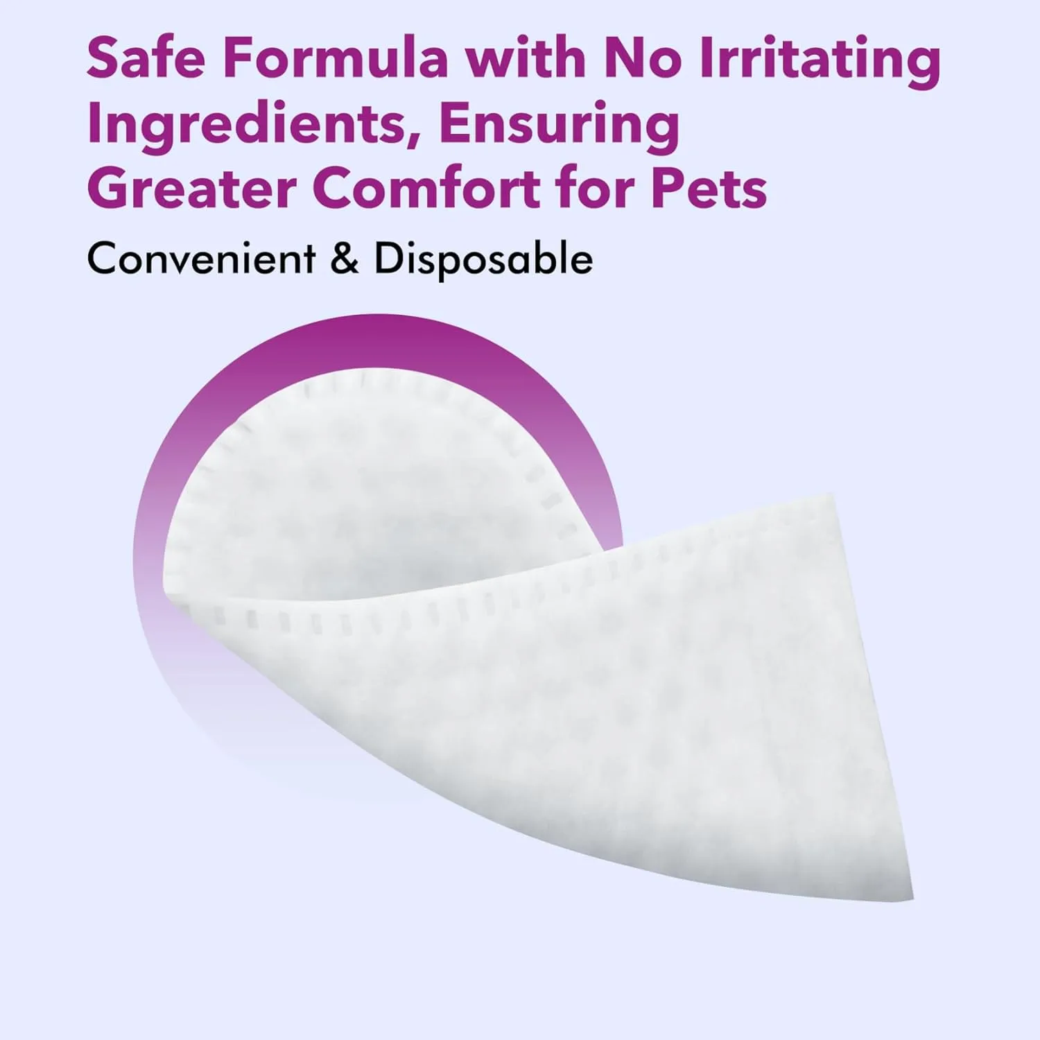 MEIQIHOME 60 Count Dog Ear Wipes Finger,Gently Remove Ear Wax,Debris,Sooths & Deodorizes,Disposable Gentle Cleaning,Cat Ear Cleaner,Dog Ear Cleaner,Pet Ear Cleaning Finger Wipes,Dog Ear Wipes
