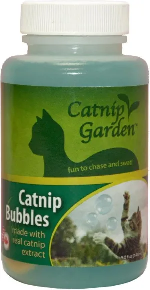 Multipet Catnip Garden Bubbles Toy, 5 oz